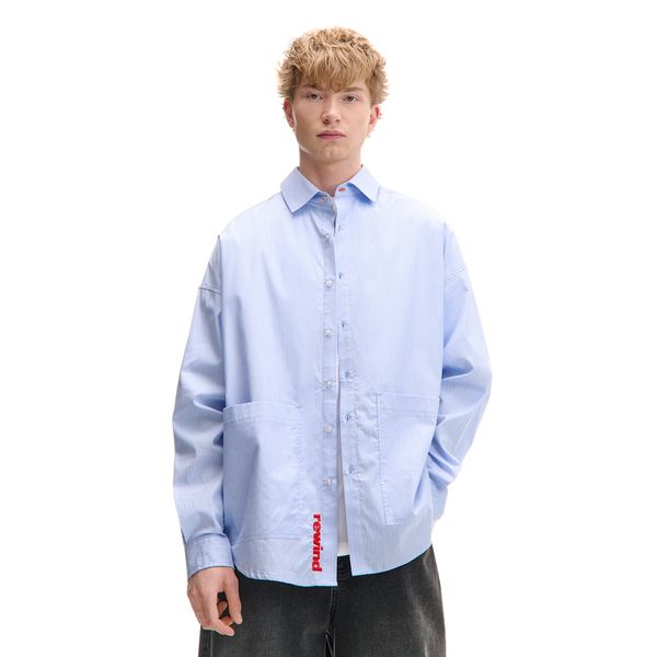 Cropp Cropp - Srajca z žepi - bledo modra