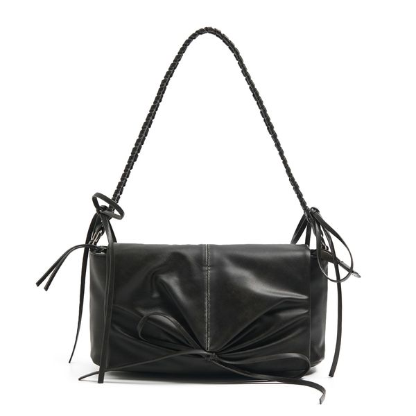 Cropp Cropp - Torbica iz imitacije usnja - prašno zelena