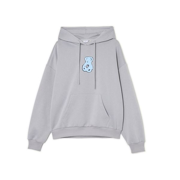 Cropp Cropp - Trenirka z aplikacijo - light grey