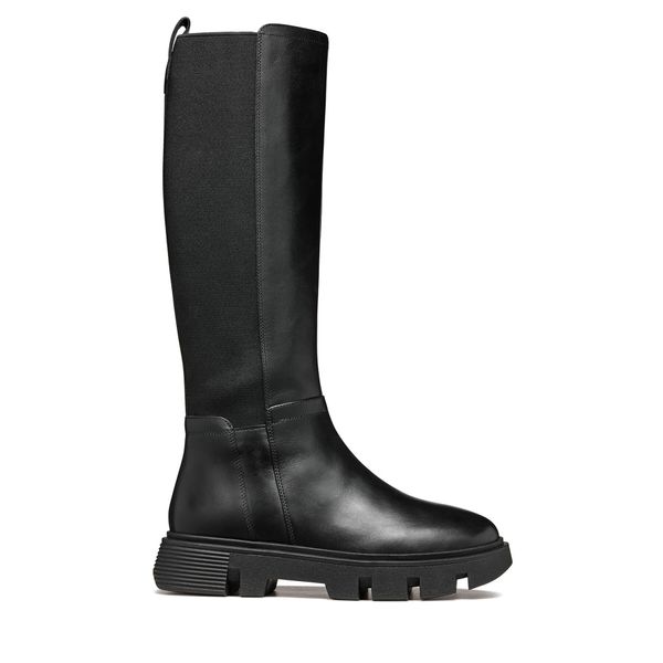 Geox Čevlji brez vezalk Geox Vilde D46UAD 043NH C9999 Črna