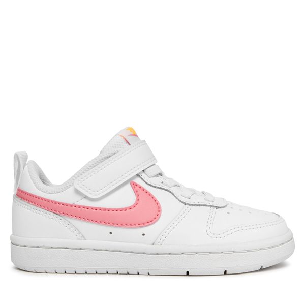 Nike Čevlji Nike Court Borough Low 2 (Psv) BQ5451 124 White/Coral Chalk/Laser Orange