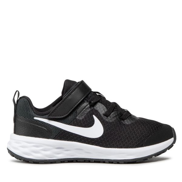 Nike Čevlji Nike Revolution 6 Nn (PSV) DD1095 003 Black/White/Dk Smoke Grey