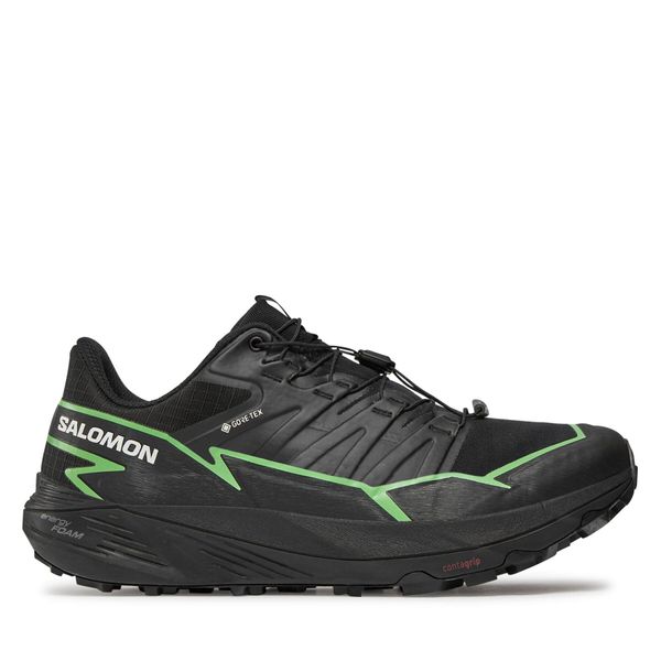 Salomon Čevlji Salomon Thundercross GORE-TEX L47279000 Black/Green Gecko/Black