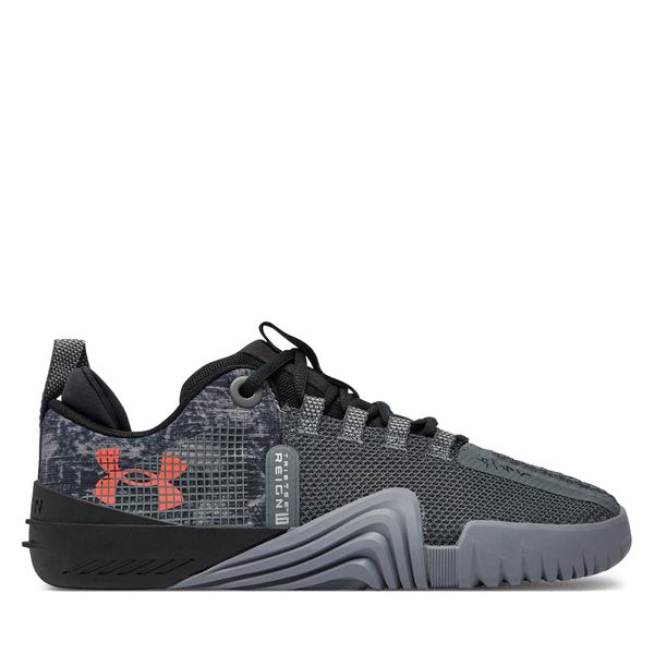 Under Armour Čevlji Under Armour Ua Tribase Reign 6 Q1 3027352-400 Gray Void/Pitch Gray/Rush Red
