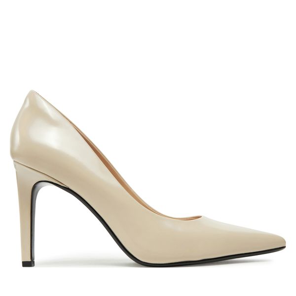 Calvin Klein Čevlji z visoko peto Calvin Klein Heel Pump 90 - Brush L HW0HW02263 Bež