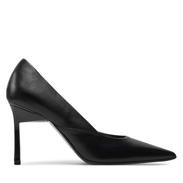 Calvin Klein Čevlji z visoko peto Calvin Klein Heel Pump 90 Leather HW0HW01929 Črna