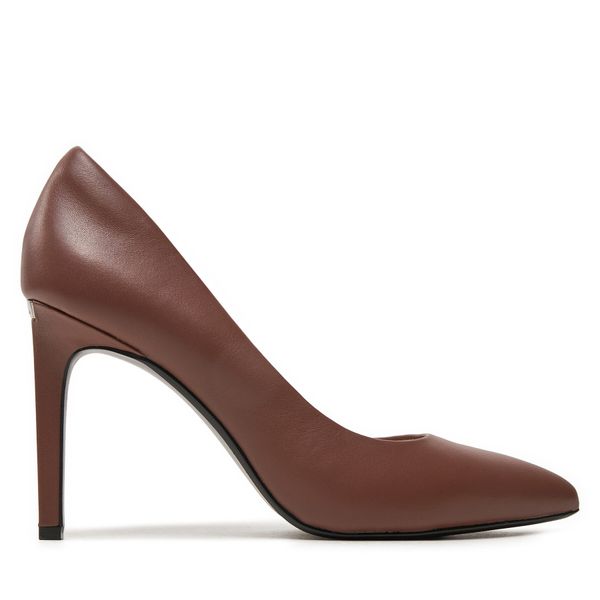 Calvin Klein Čevlji z visoko peto Calvin Klein Heel Pump HW0HW02171 Rjava