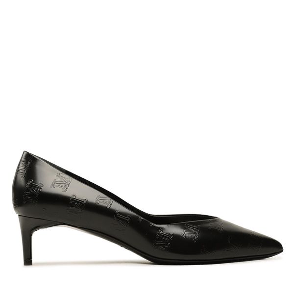 Max Mara Čevlji z visoko peto Max Mara Damierpump 2345260137600 Črna