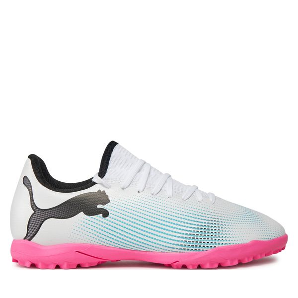 Puma Čevlji za nagomet Puma Future 7 Play Tt 107737 01 Bela