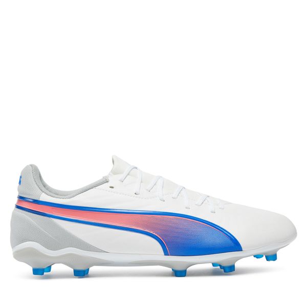 Puma Čevlji za nagomet Puma King Match Fg/Ag 107863 Bela