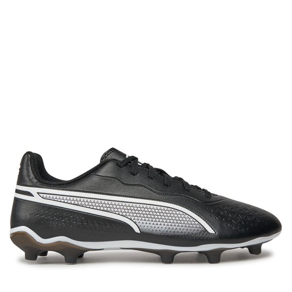 Puma Čevlji za nagomet Puma King Match Fg/Ag Jr 107573 01 Črna