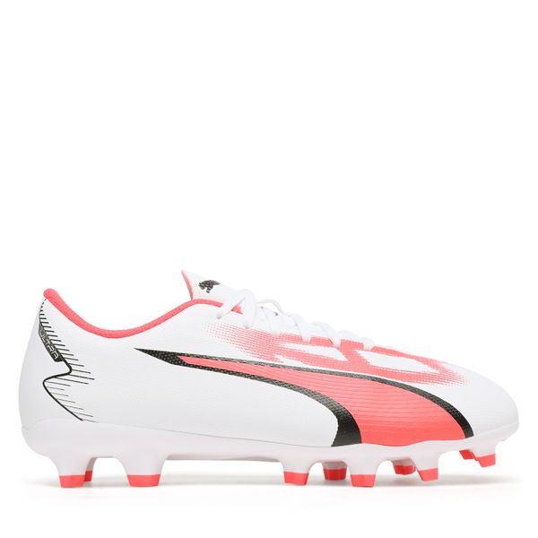 Puma Čevlji za nagomet Puma Ultra Play FG/AG Jr 107530 01 Bela