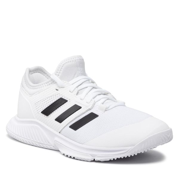 adidas Čevlji za športe v zaprtih prostorih adidas Court Team Bounce W FX1805 Bela