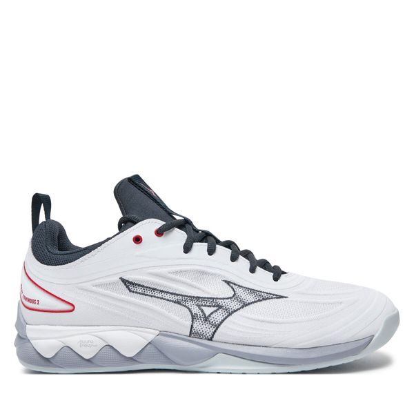 Mizuno Čevlji za športe v zaprtih prostorih Mizuno Wave Luminous 3 V1GA2420 Bela