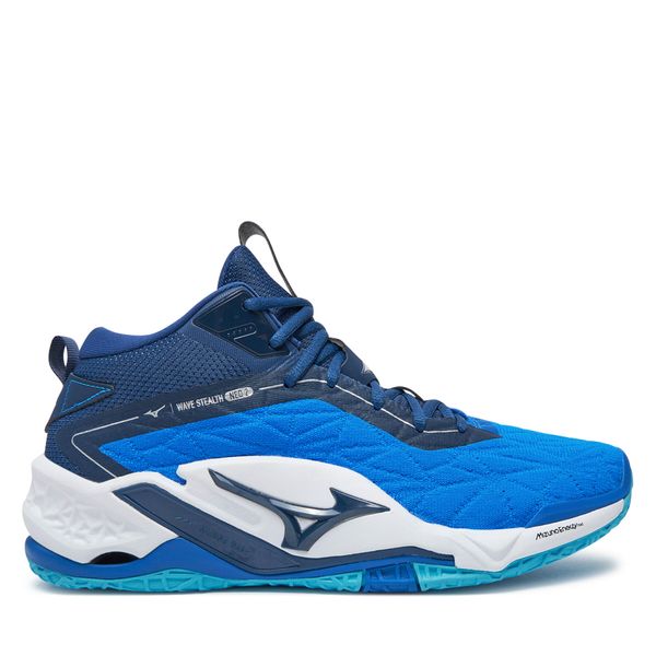 Mizuno Čevlji za športe v zaprtih prostorih Mizuno Wave Stealth Neo 2 Mid X1GA2405 Modra