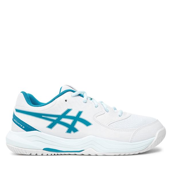 Asics Čevlji za tenis Asics Gel-Dedicate 8 Gs 1044A077 Bela