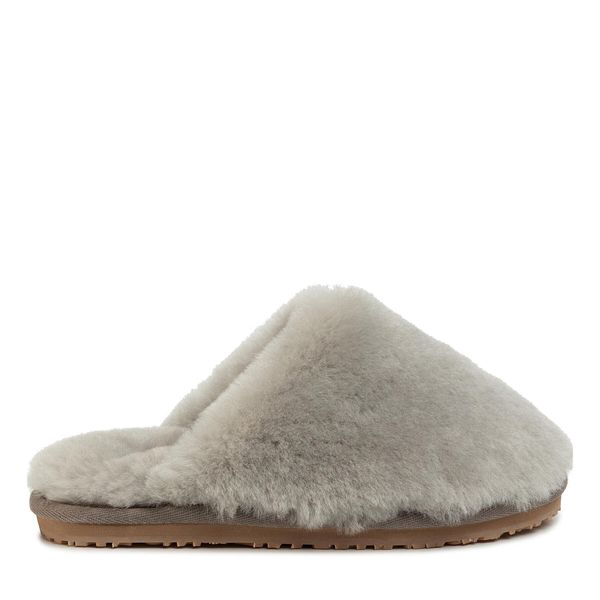 Mou Copati Mou Closed Toe Sheepskin Slipper Siva