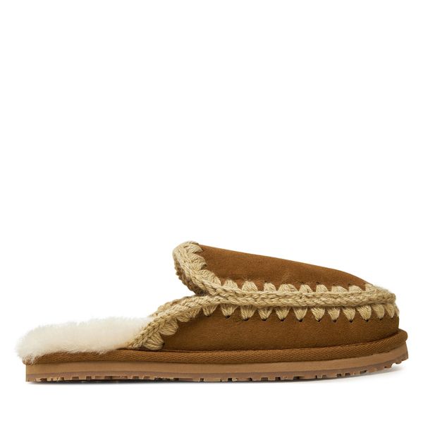 Mou Copati Mou Slipper Full Eskimo Stitch FW161007A Rjava