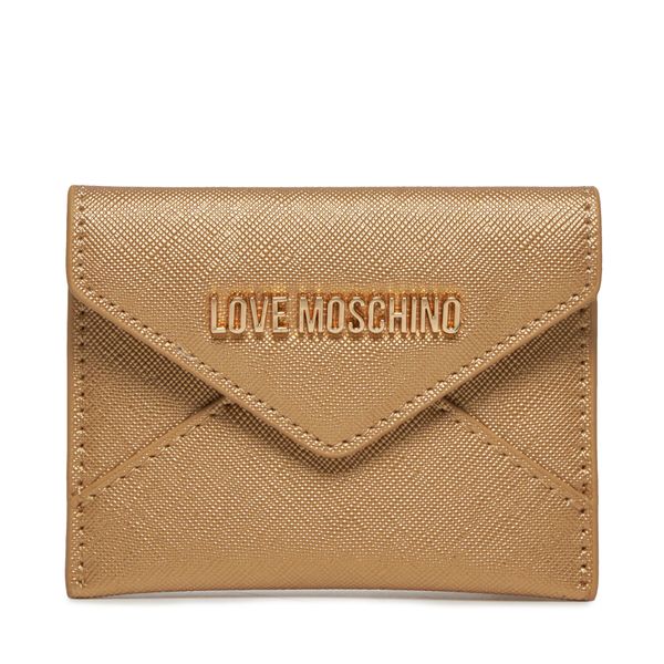 LOVE MOSCHINO Denarnica za kovance LOVE MOSCHINO JC6452PP4IK2390A Oro Lam