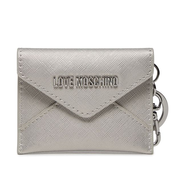 LOVE MOSCHINO Denarnica za kovance LOVE MOSCHINO JC6452PP4IK2390B Srebrna