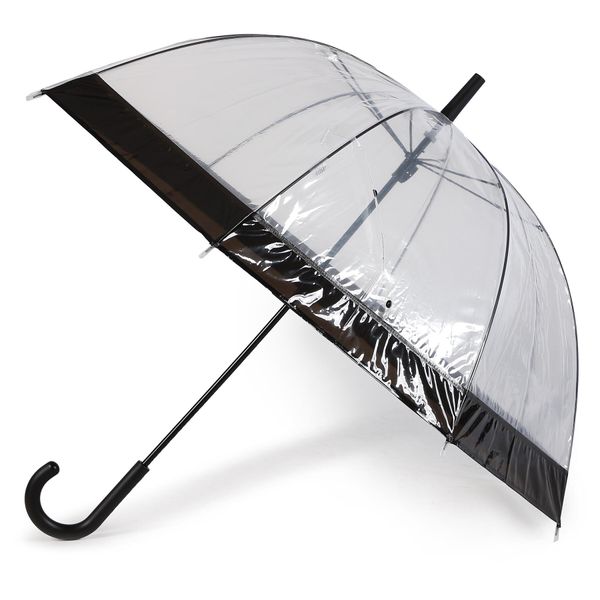 Happy Rain Dežnik Happy Rain Long Domeshape 40973 Black