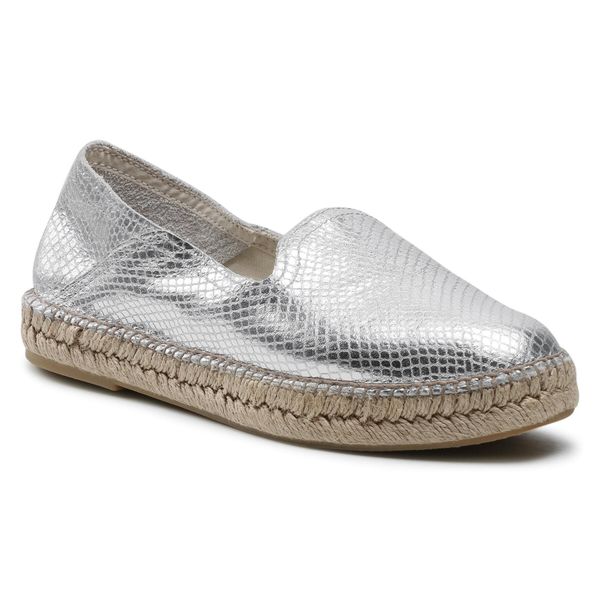 Badura Espadrile Badura 6401-69-203 Srebrna