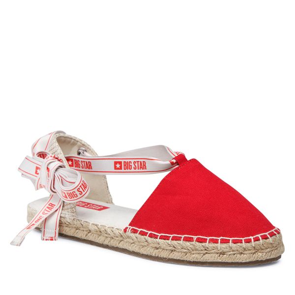 Big Star Shoes Espadrile Big Star Shoes JJ274860 Rdeča