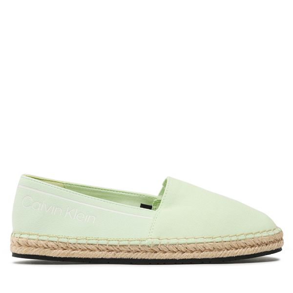 Calvin Klein Espadrile Calvin Klein Esapdrille He-Canvas HW0HW01546 Zelena