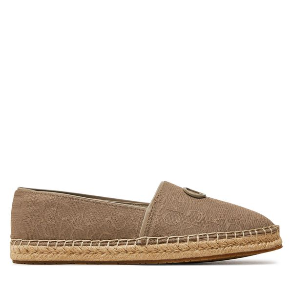 Calvin Klein Espadrile Calvin Klein Espadrille Relock Mono Jacq HW0HW01916 Rjava