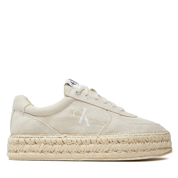 Calvin Klein Jeans Espadrile Calvin Klein Jeans Espadrille Sneaker Cs Btw YW0YW01437 Écru