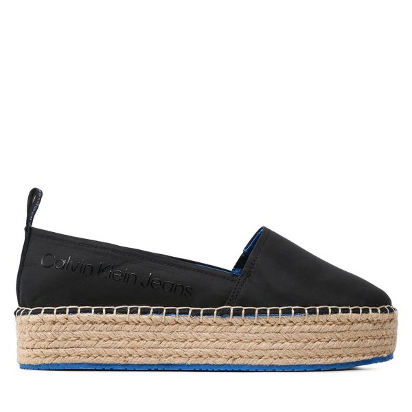 Calvin Klein Jeans Espadrile Calvin Klein Jeans Flatform Espadrille Soft Ny YW0YW00989 Črna