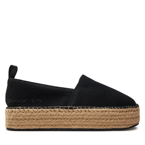 Calvin Klein Jeans Espadrile Calvin Klein Jeans Platform Espadrille Uc YW0YW01377 Črna