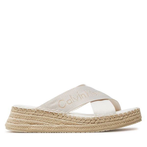 Calvin Klein Jeans Espadrile Calvin Klein Jeans Sporty Wedge Rope Sandal Mr YW0YW01364 Bela