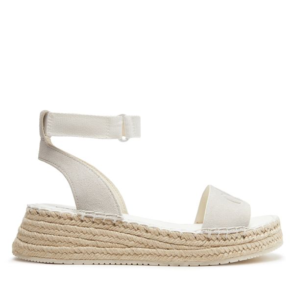 Calvin Klein Jeans Espadrile Calvin Klein Jeans Sporty Wedge Rope Su Con YW0YW00977 Écru