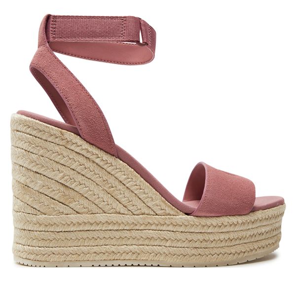 Calvin Klein Jeans Espadrile Calvin Klein Jeans Wedge Sandal Su Mg Btw YW0YW01026 Roza