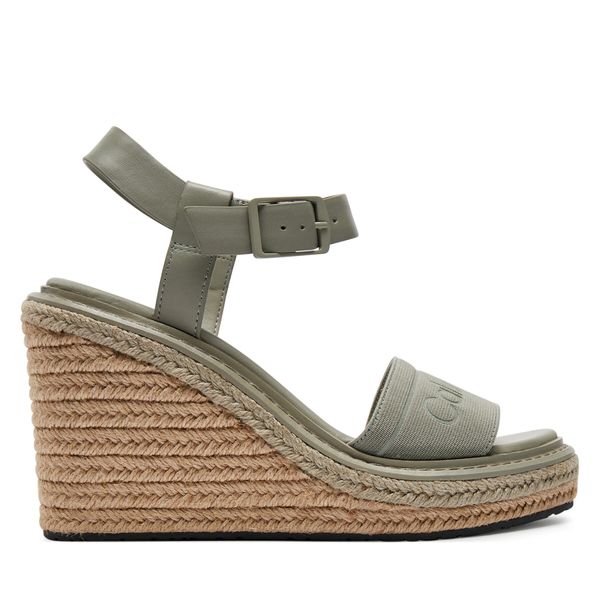 Calvin Klein Espadrile Calvin Klein Wedge Sandal 70 He HW0HW02050 Siva
