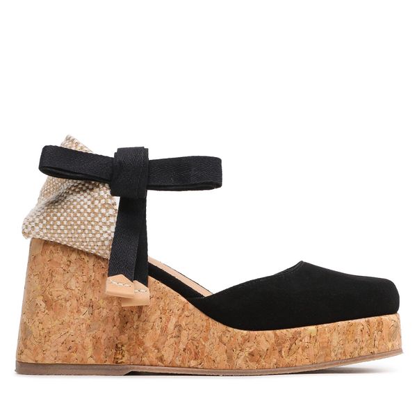 Castañer Espadrile Castañer Tina Cork/007 023075-100 Črna