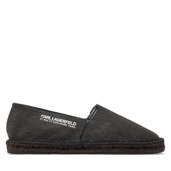 KARL LAGERFELD Espadrile KARL LAGERFELD KL70119 Črna