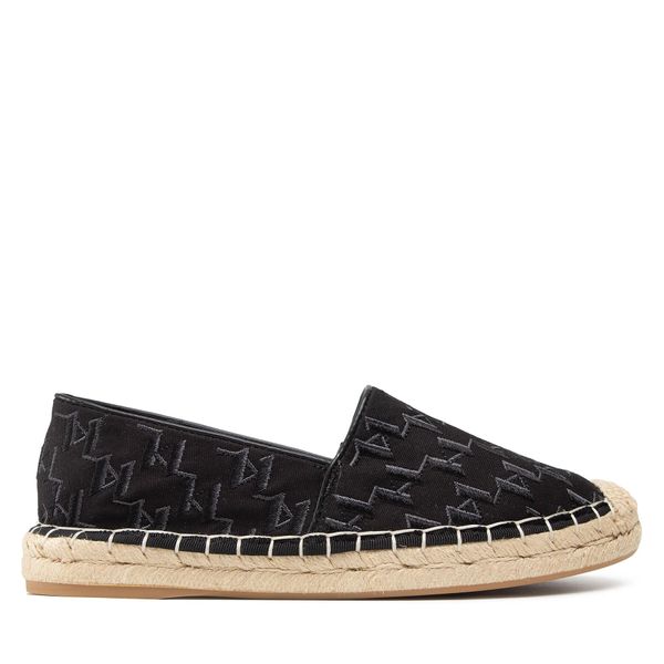 KARL LAGERFELD Espadrile KARL LAGERFELD KL80112 Črna