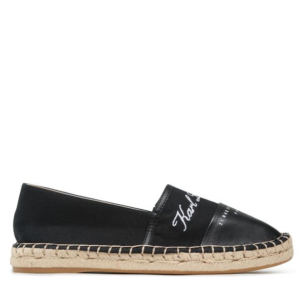 KARL LAGERFELD Espadrile KARL LAGERFELD KL80123 Črna