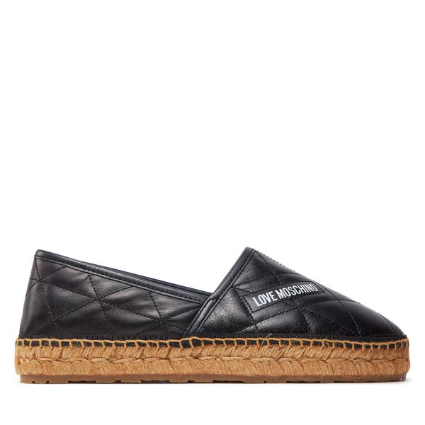 LOVE MOSCHINO Espadrile LOVE MOSCHINO JA10582G0IIE0000 Črna