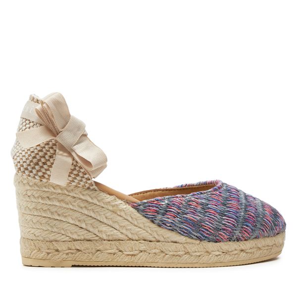 Manebi Espadrile Manebi Acapulco Low Wedge Espadrilles G 0.6 WL Vijolična