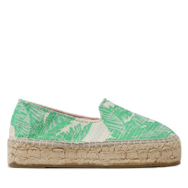 Manebi Espadrile Manebi Cotton Jaquard Double Sole Espadrilles G 4.8 D0 Zelena