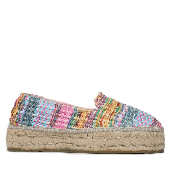 Manebi Espadrile Manebi Double Sole Espadrilles G 6.1 D0 Fucsia Blue Mix