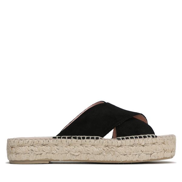 Manebi Espadrile Manebi Double Sole X Bands Sandals K 1.0 DX Črna