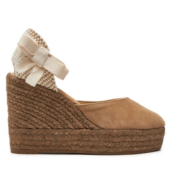 Manebi Espadrile Manebi Hamptons Wedge Espadrilles W 1.6 WV Rjava