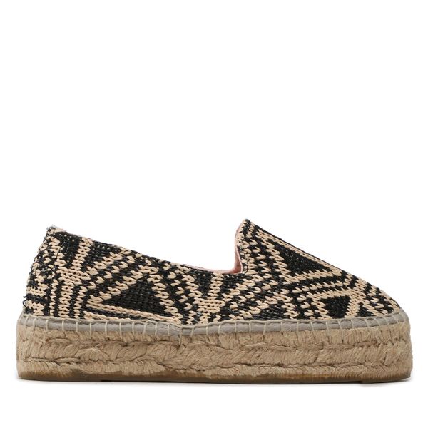 Manebi Espadrile Manebi Raffia Pattern Double Sole Espadriles G 5.2 D0 Bež