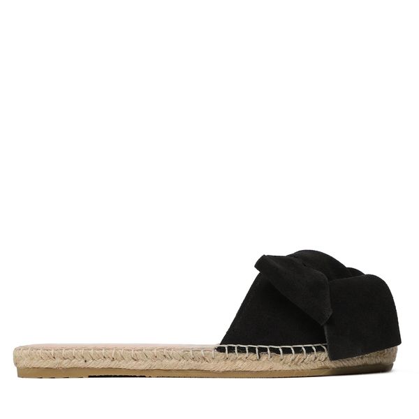 Manebi Espadrile Manebi Sandals With Bow K 1.0 J0 Črna