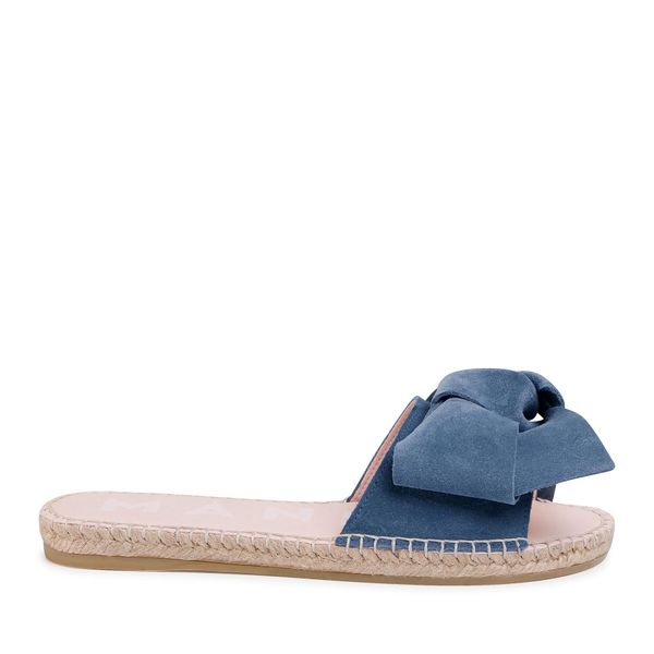 Manebi Espadrile Manebi Sandals With Bow K 1.3 J0 Jeans