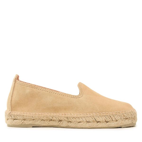 Manebi Espadrile Manebi Suede Flat Espadrilles Bež